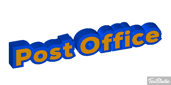 Post Office Text effect