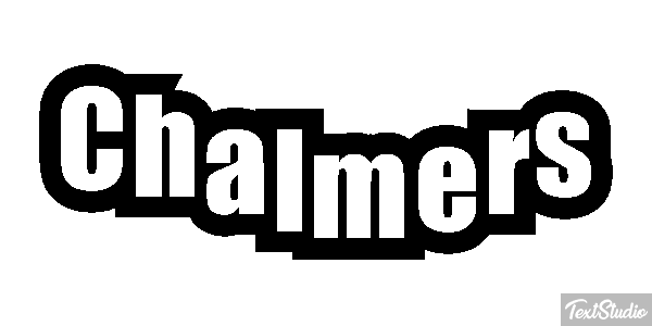 Chalmers Text effect