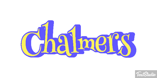 Chalmers Text effect