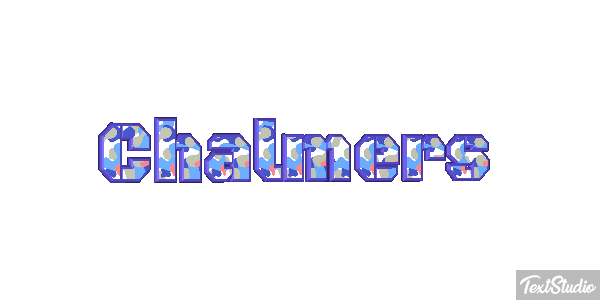 Chalmers Text effect