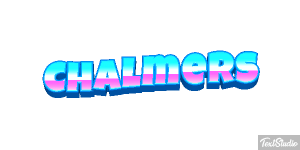 Chalmers Text effect