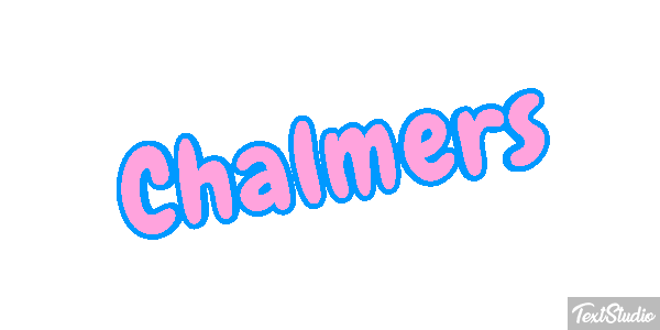 Chalmers Text effect