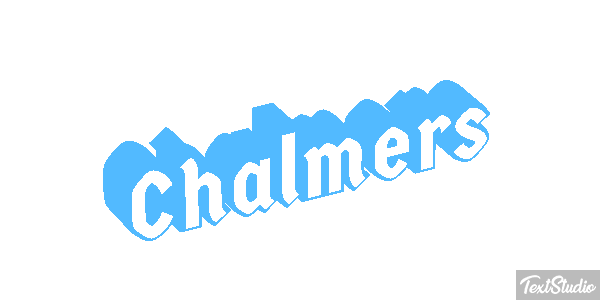 Chalmers Text effect