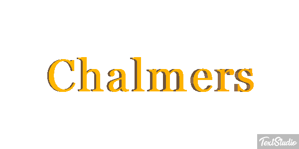 Chalmers Text effect