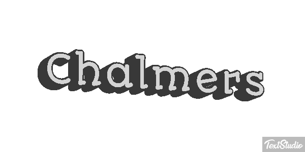 Chalmers Text effect