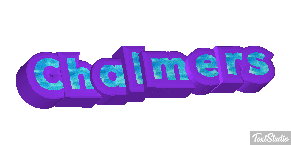 Chalmers Text effect