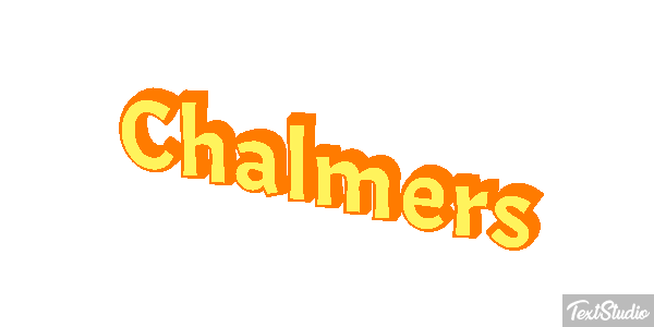 Chalmers Text effect