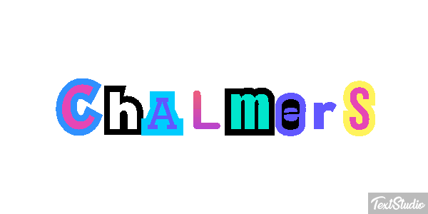 Chalmers Text effect