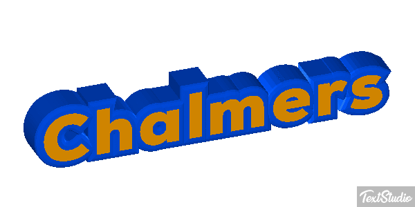 Chalmers Text effect