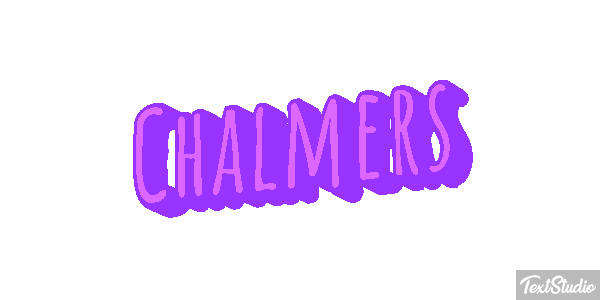 Chalmers Text effect