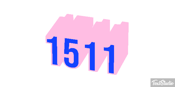 1511 Text effect