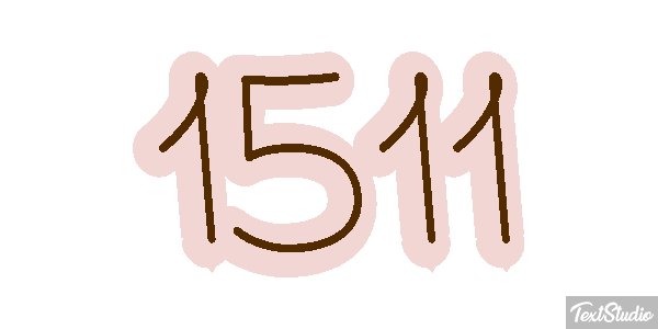 1511 Text effect