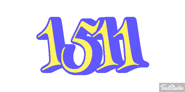 1511 Text effect