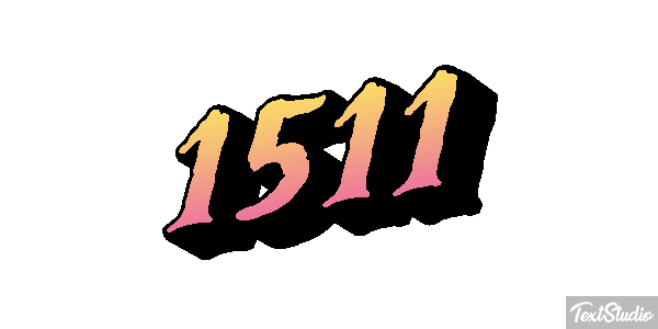 1511 Text effect