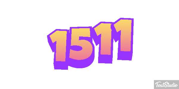 1511 Text effect