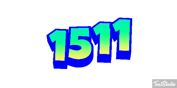 1511 Text effect