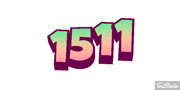 1511 Text effect