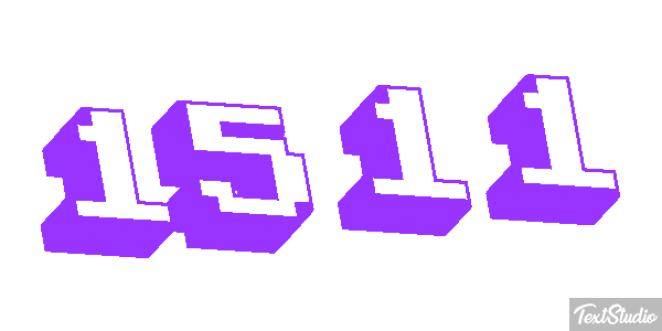 1511 Text effect