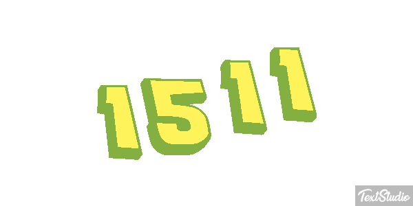 1511 Text effect