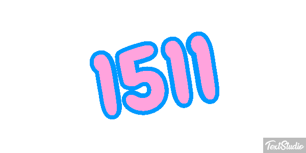 1511 Text effect