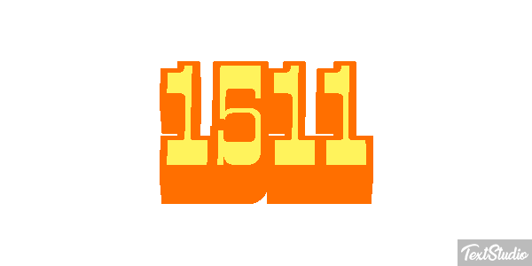 1511 Text effect