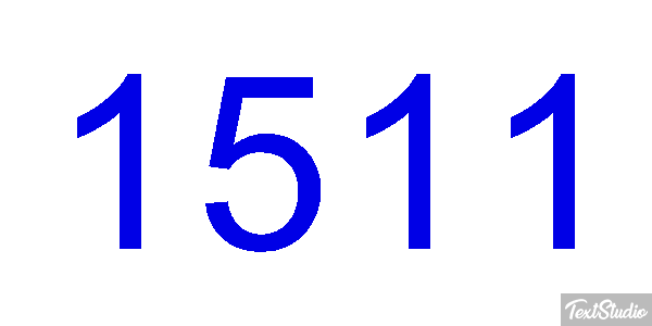1511 Text effect