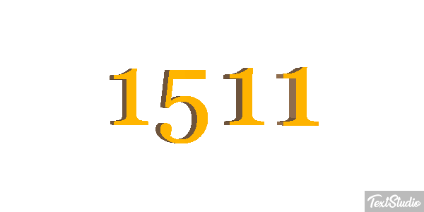1511 Text effect