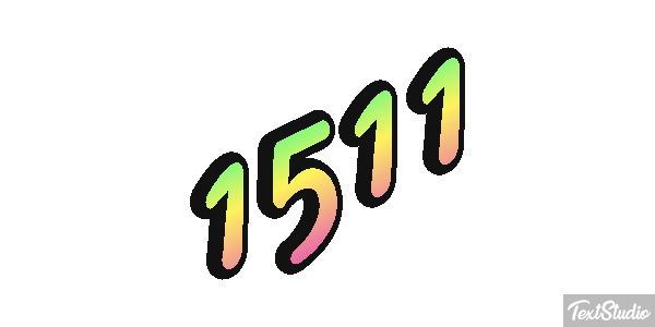 1511 Text effect