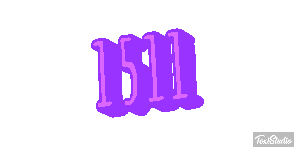 1511 Text effect