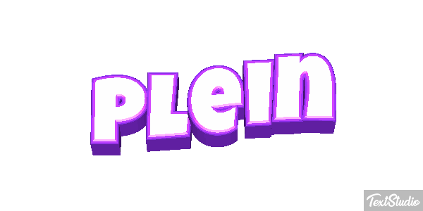 Plein Effet de texte