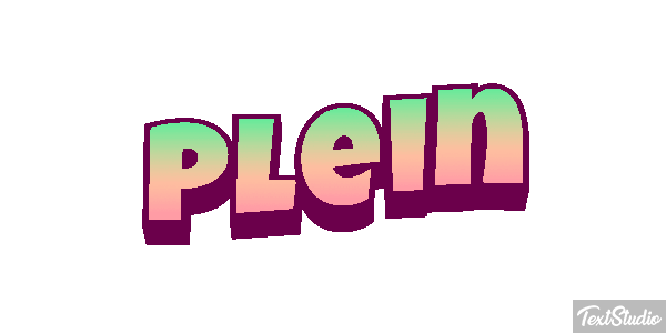 Plein Effet de texte