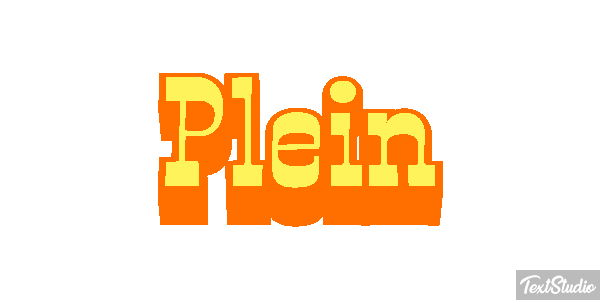 Plein Effet de texte