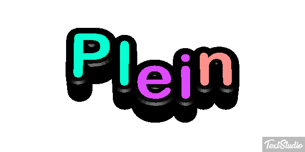 Plein Effet de texte