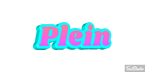 Plein Effet de texte