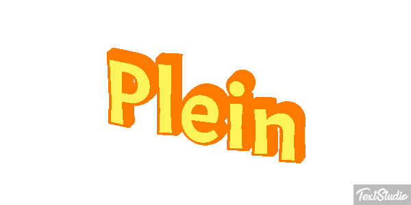 Plein Effet de texte