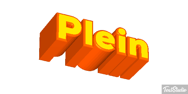 Plein Effet de texte