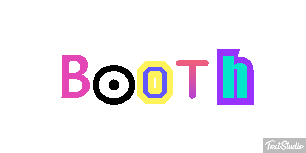 Booth Efekt tekstowy
