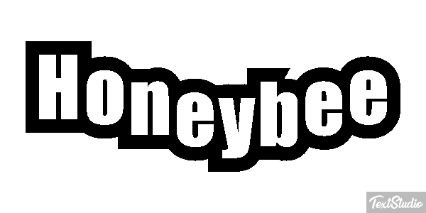 Honeybee Text effect