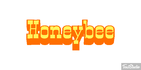 Honeybee Text effect
