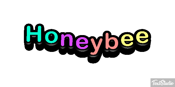 Honeybee Text effect