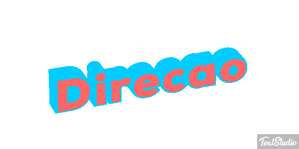 Direção Efeito do texto