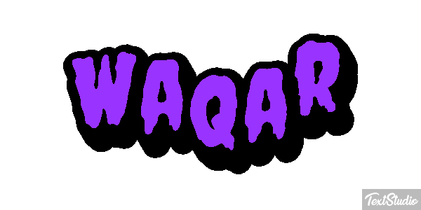 Waqar Text effect