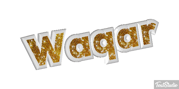 Waqar Text effect