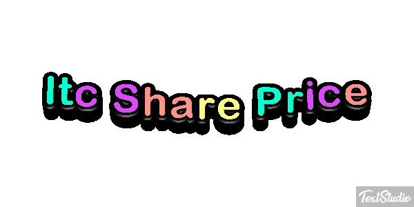 Itc Share Price テキスト効果