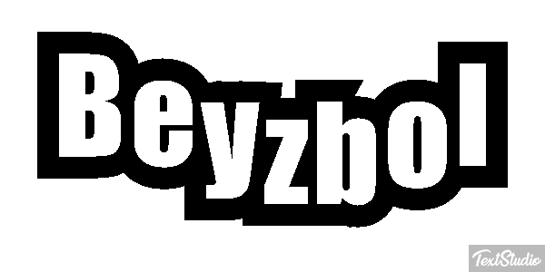 Beyzbol Metin efekti