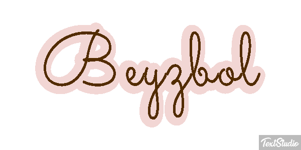 Beyzbol Metin efekti