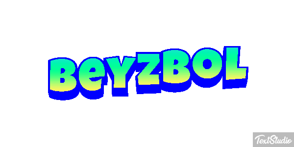 Beyzbol Metin efekti