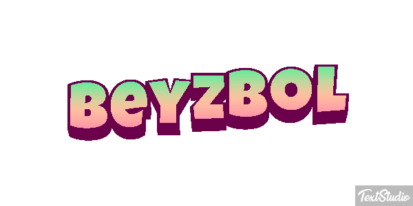Beyzbol Metin efekti