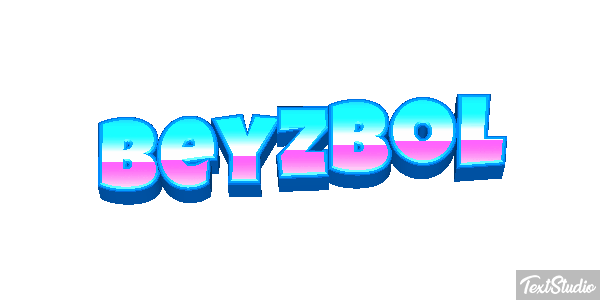 Beyzbol Metin efekti