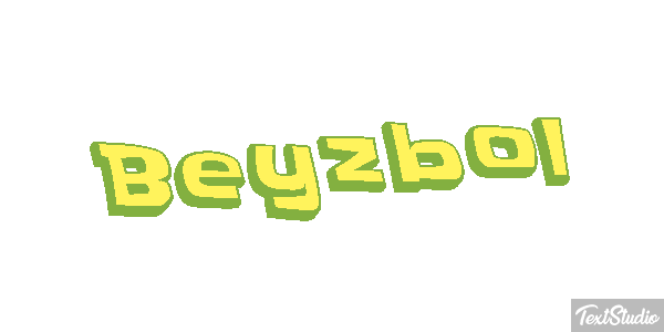 Beyzbol Metin efekti
